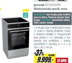 EC 5355XPA SPORÁK SKLOKERAM. GORENJE