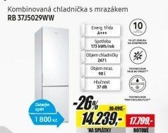 RB 37J5029WW CHLADNIČKA KOMBI.SAMSUNG