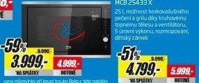 MCB 25433X MIKROVLNNÁ TROUBA VEST. BEKO