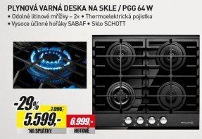 PGG 64 W plynová deskaPHILCO