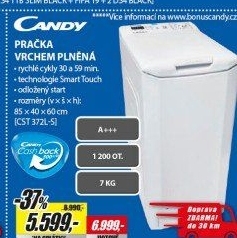 CST 372L-S PRAČKA VRCH. PL.CANDY