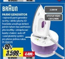 IS 2044VI PARNÍ GENERÁTORBRAUN
