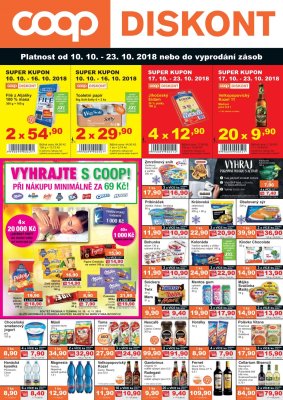 akční leták COOP 10.10.2018-23.10.2018