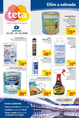 akční leták Teta drogerie 12.10.2018-27.10.2018