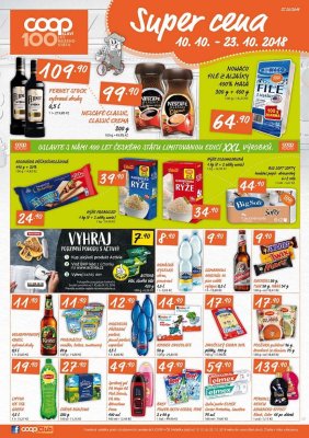 akční leták COOP 10.10.2018-23.10.2018