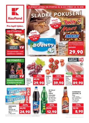 akční leták Kaufland 18.10.2018-24.10.2018