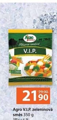 Zeleninová směs mražená V.I.P.Agro Jesenice