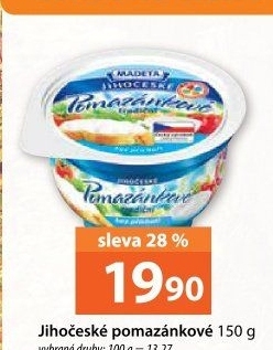 Tradiční pomazánkové Jihočeské Madeta