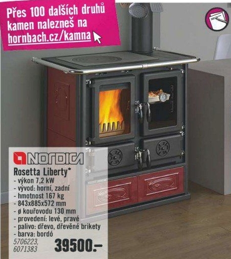 Sporák Rosetta Liberty La Nordica