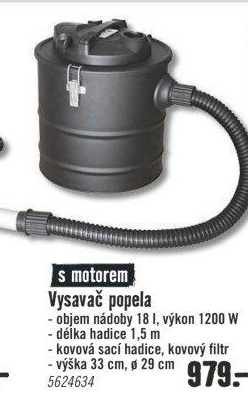 Vysavač na popel Lienbacher