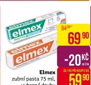Pasty na zuby Elmex