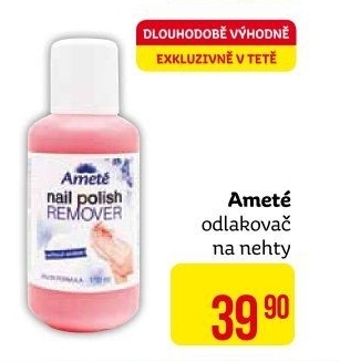 Odlakovač na nehty Ameté