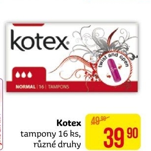 Tampony Kotex