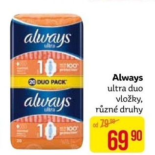 Vložky dámské Ultra Always