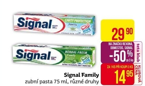 Pasta na zuby Family Signal