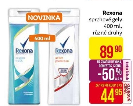 Sprchový gel Rexona