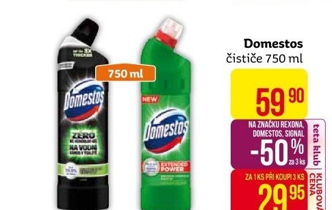 Čistič WC gelový Domestos