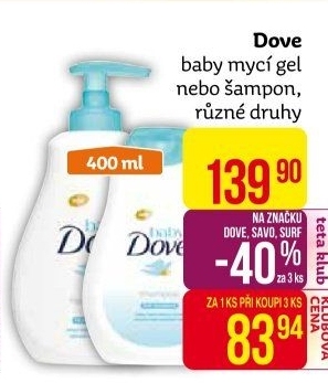 Šampon Baby Dove