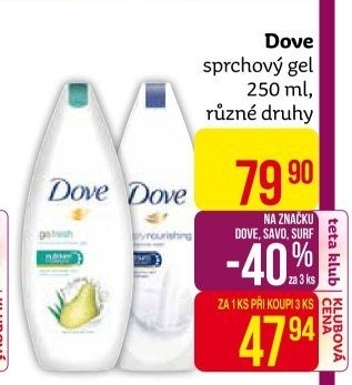 Sprchový gel Dove