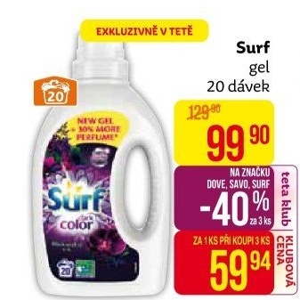 Prací gel Surf