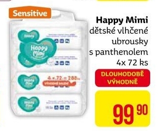 Vlhčené ubrousky dětské Happy Mimi