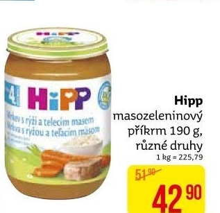 Příkrm masozeleninový Bio HiPP