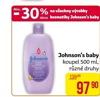 Koupel dětská Johnson's Baby