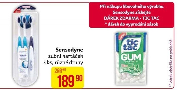 Kartáček na zuby Sensodyne