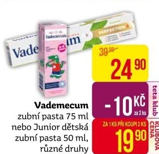 Pasty na zuby Vademecum