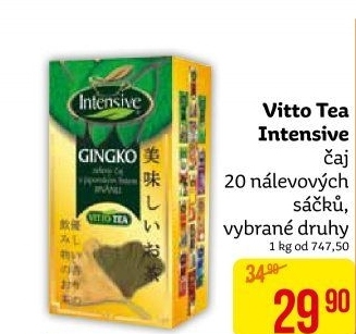 Čaj Intensive Vitto Tea