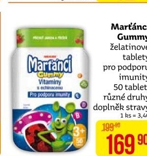 Vitamíny Gummy Marťánci