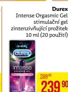 Gel lubrikační Intense orgasmic Durex