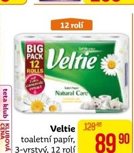 Toaletní papír 3vrstvý Veltie
