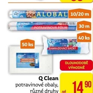 Potravinové obaly Q Clean