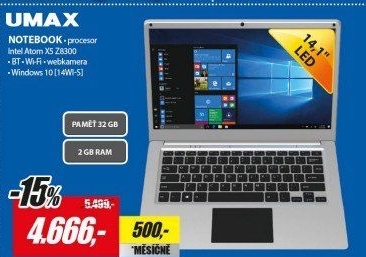VisionBook 14Wi-S 2GB 32GB W10 UMAX