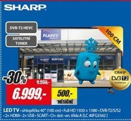 LC 40FG3342 100Hz, DVB-S2/T2 H265 SHARP
