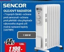 SOH 3207WH olejový radiátorSENCOR