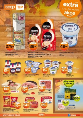 akční leták COOP 17.10.2018-30.10.2018