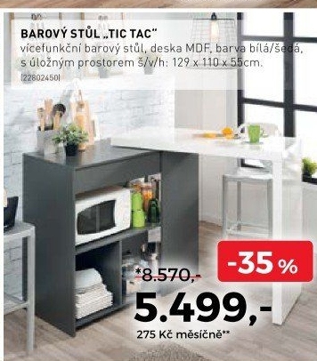 Barový stůl Tic Tac