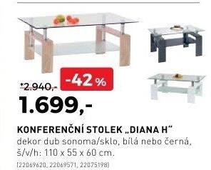 Konferenční stolek Diana H