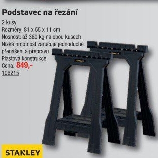 Koza na řezání dřeva Stanley