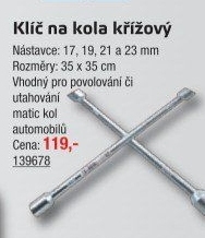 Klíč křížový