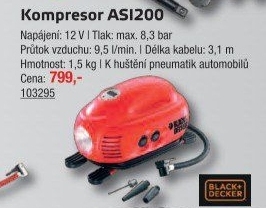 Kompresor Black&Decker ASI200