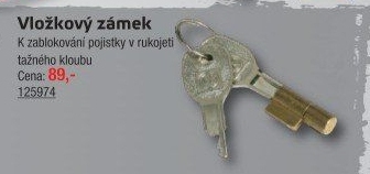 Vložkový zámek