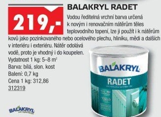 Barva Balakryl Radet