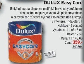 Interiérová barva Dulux