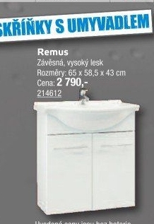 Koupelnová skříňka s umyvadlem