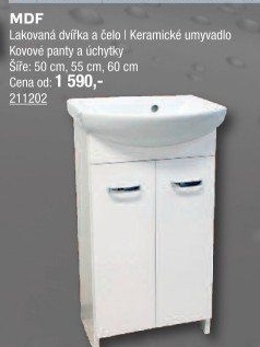 Koupelnová skříňka s umyvadlem