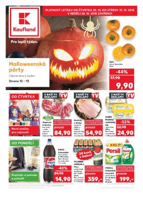akční leták Kaufland 25.10.2018-31.10.2018