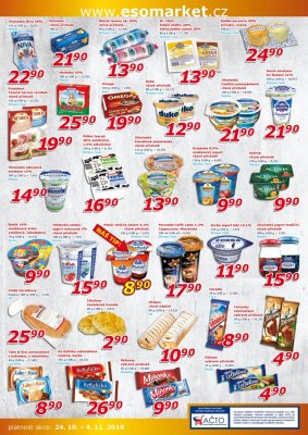 akční leták ESO MARKET 24.10.2018-4.11.2018